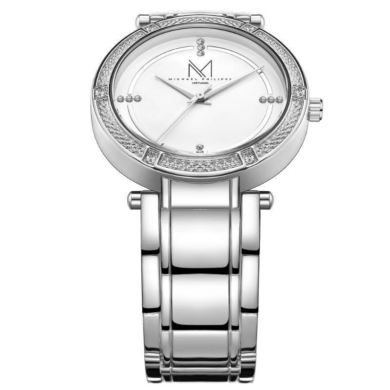 lot 77 image: Womans Virtuoso  38mm Steel Link Bracelet Yang Silver