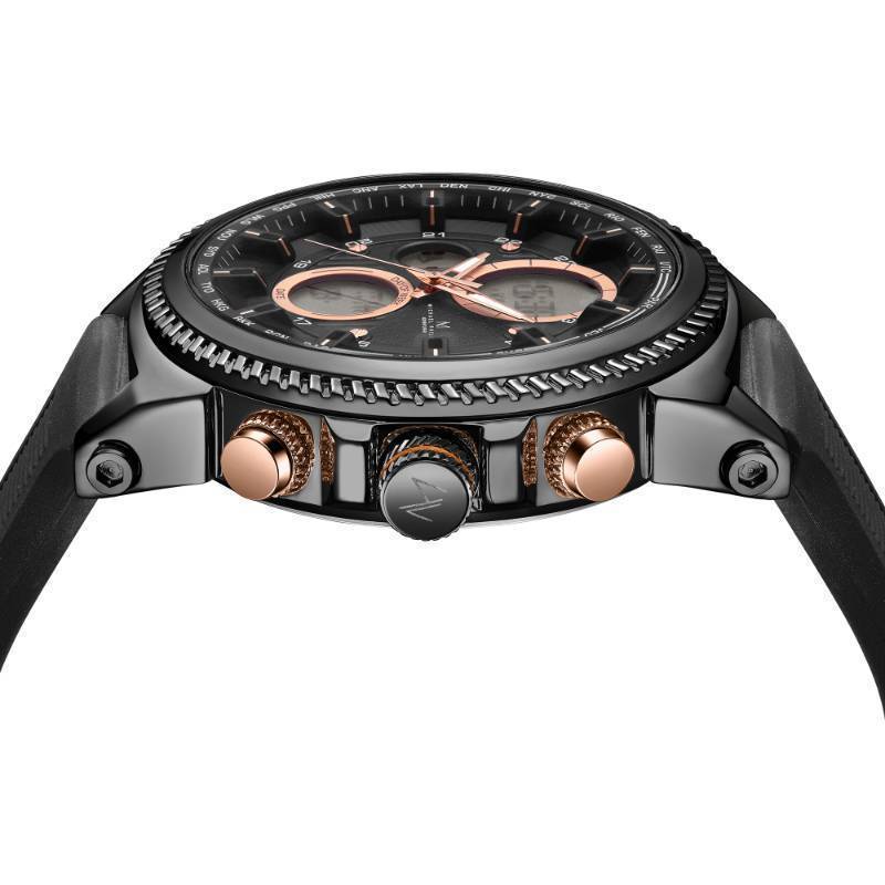 lot 80 image: Mens Adventurer  48mm Elite Silicone Desert Rose