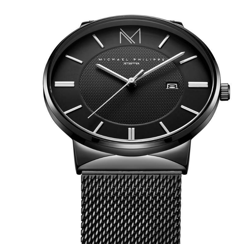 lot 82 image: Mens Jetsetter  40mm Milanese Mesh Star Rose