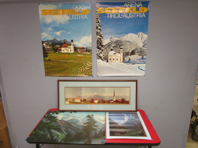 lot 425 image: VINTAGE AUSTRIA TRAVEL ARTWORK, POSTERS, 1976 OLYMPICS