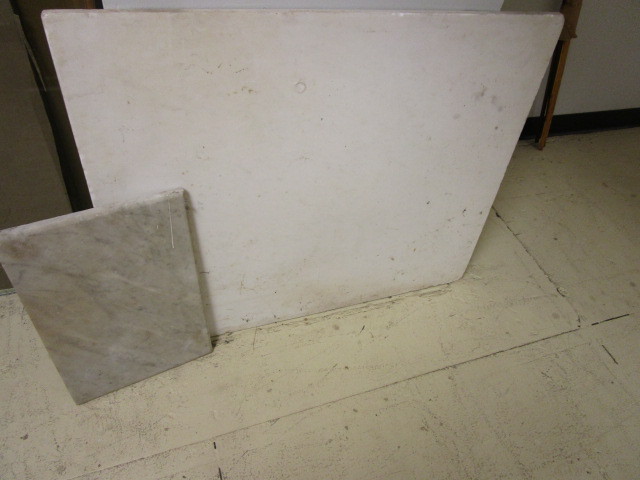 lot 433 image: STONE UTILITY BOARD AND STONE SLAB