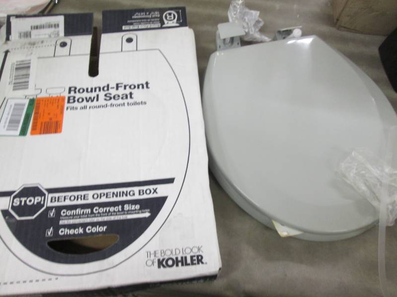 Kohler Round Toilet Bowl Seat in gr...