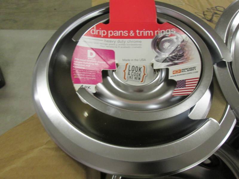 Drip Pans & Trim Rings...