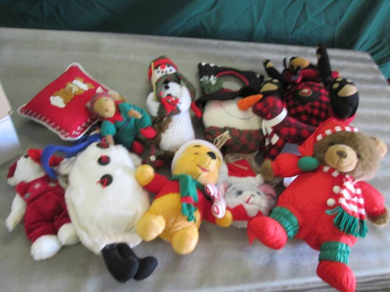 Lot of Holiday Plush & Animals...
