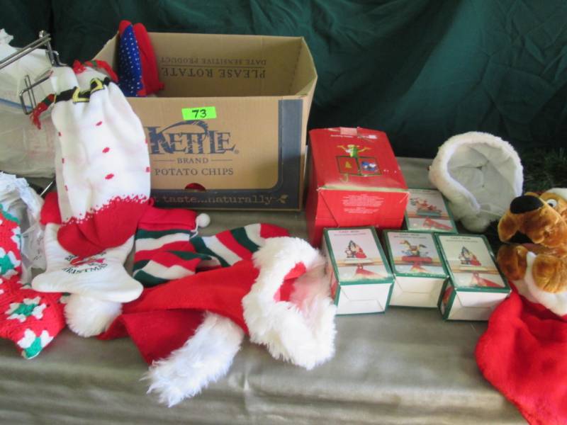 Assorted Christmas Stockings & Sant...