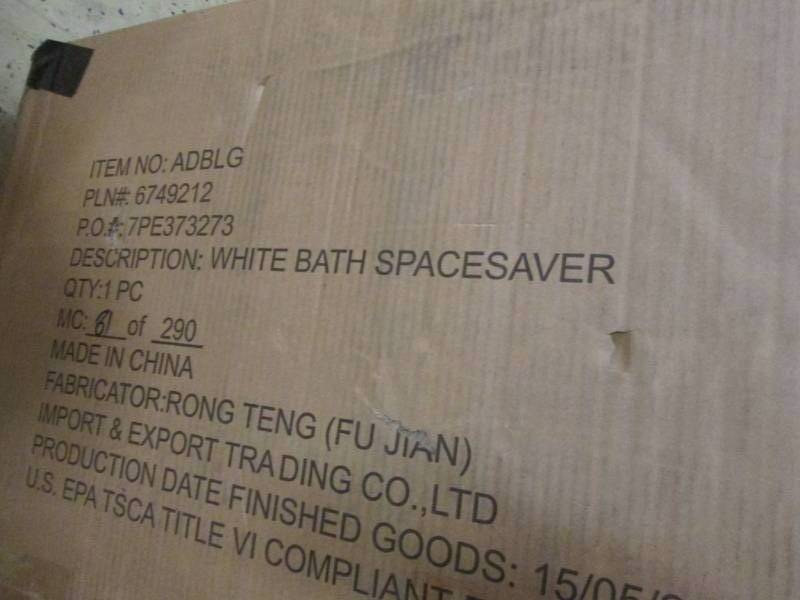 Modern White Bath Saver open box Re...