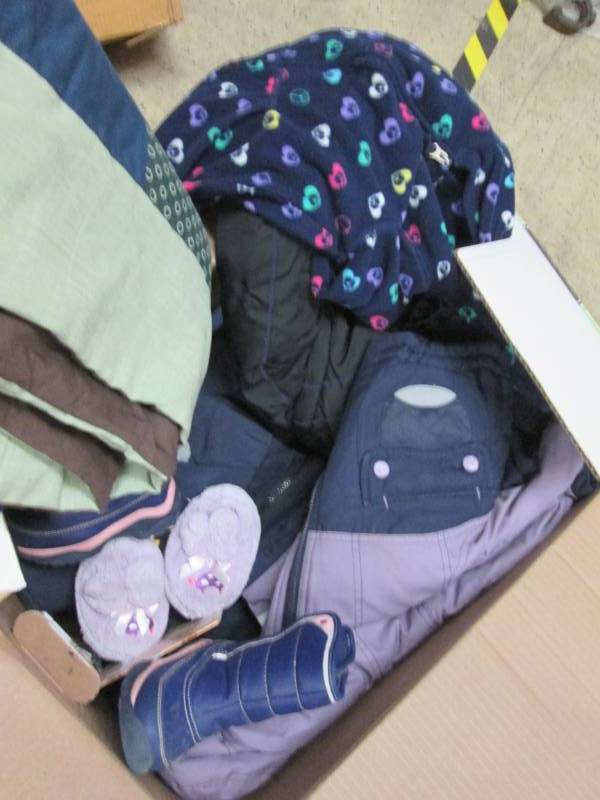 Box of Assorted Sized Jackets, Size...
