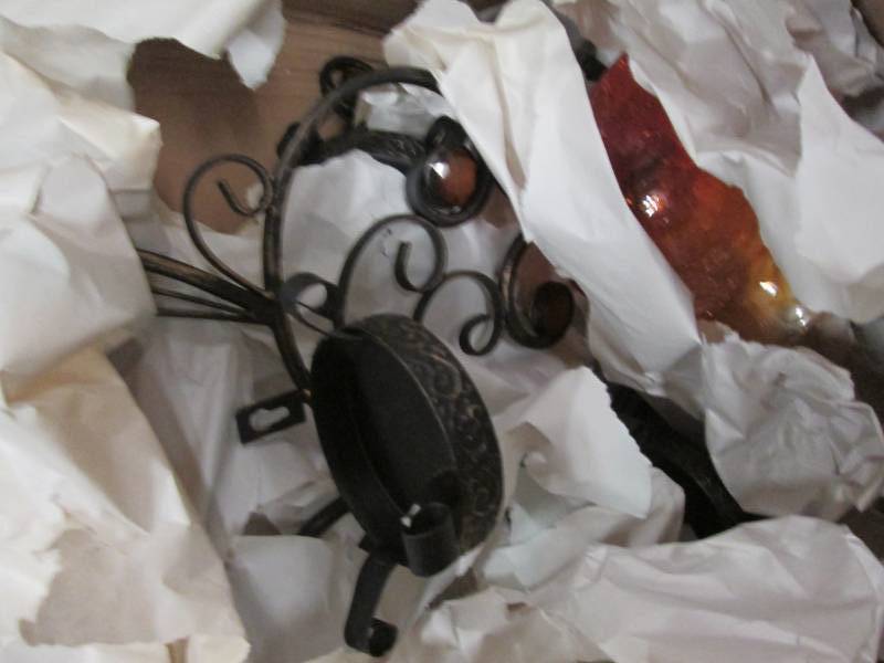 2 Triple Hurricane Sconces open box...
