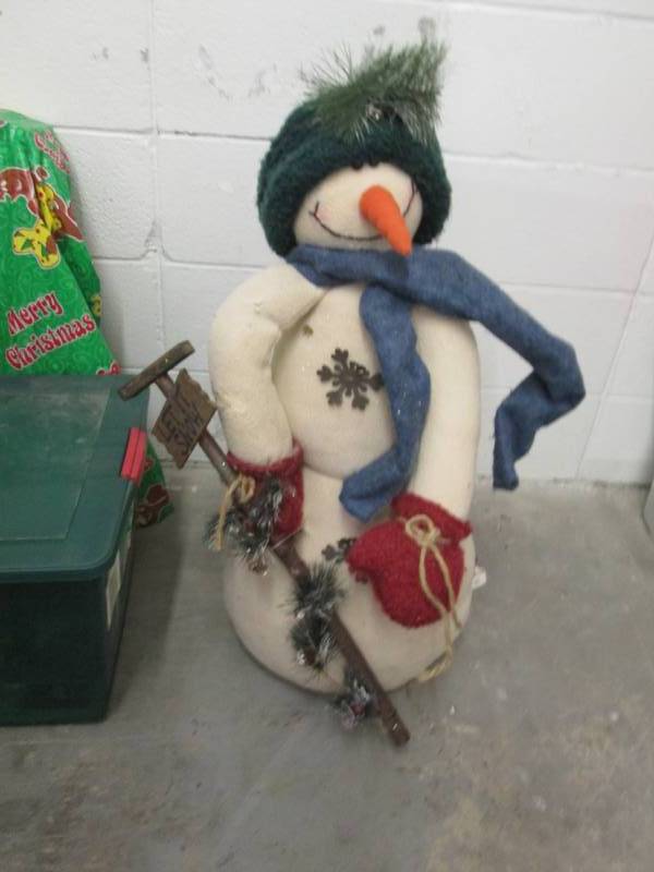 Large Weighted Snowman...