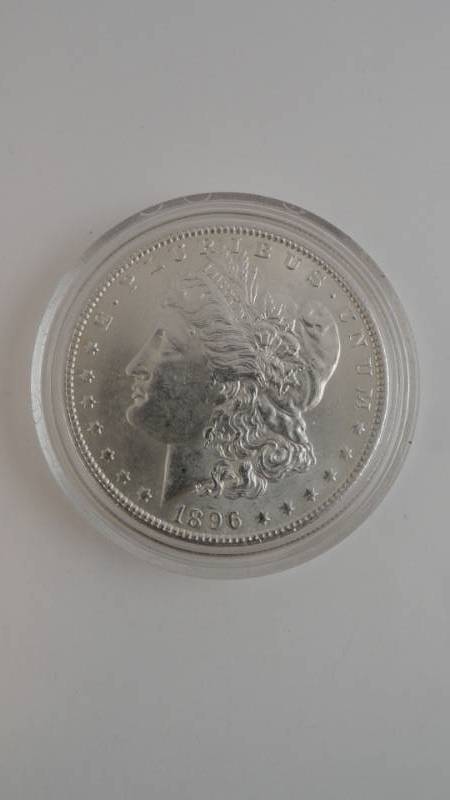 lot 3 image: 1896 Morgan Silver Dollar