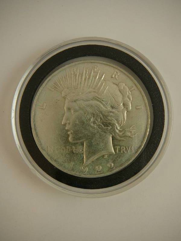 lot 6 image: 1922 Peace Silver Dollar