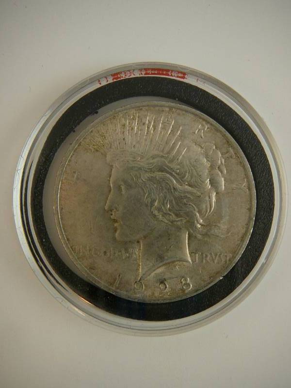 lot 7 image: 1923 Peace Silver Dollar