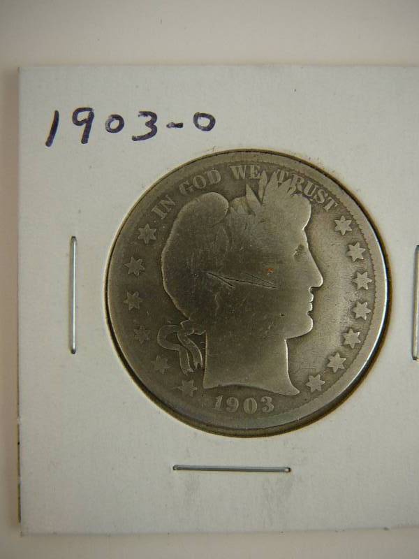 lot 20 image: 1915 S Barber Half Dollar