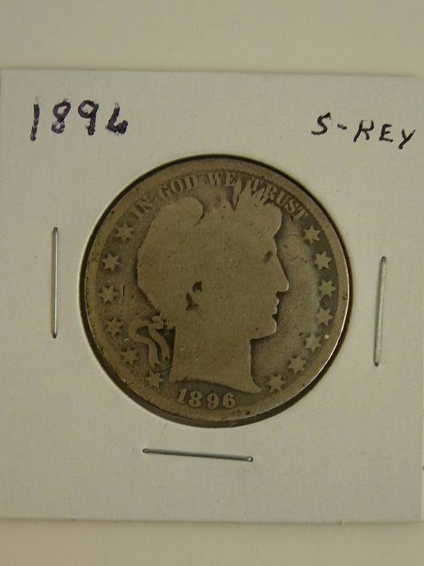 lot 33 image: 1896 Barber Half Dollar