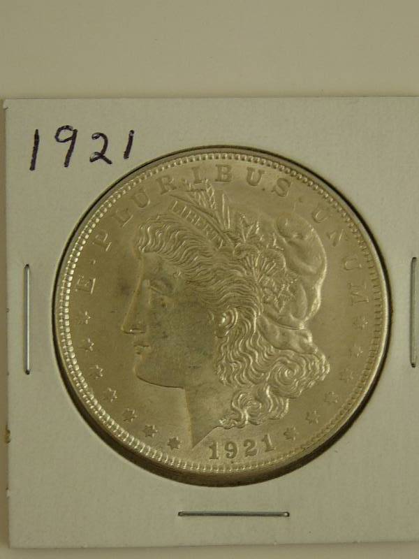 lot 41 image: 1921 Morgan Silver Dollar