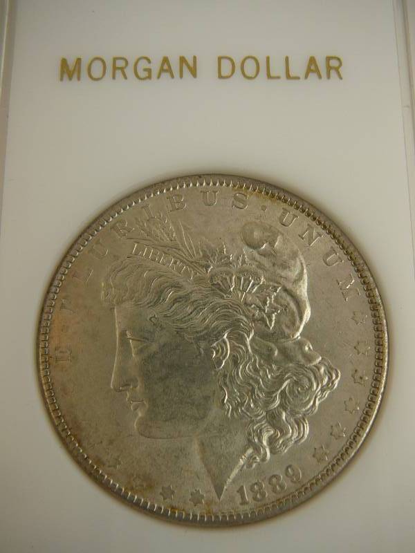 lot 50 image: 1889 Morgan Silver Dollar