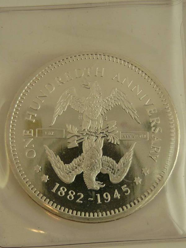 lot 60 image: .999 Silver One Troy ounce