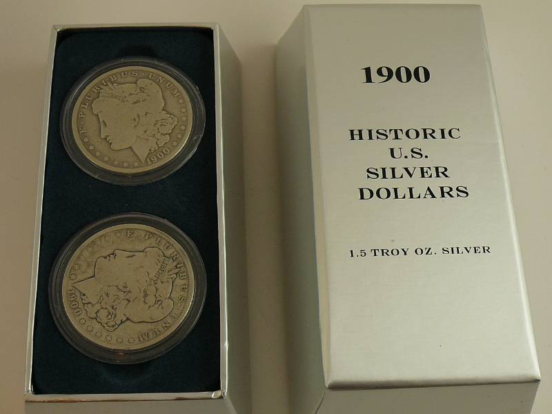 lot 70 image: 1900 Historic Silver Dollars