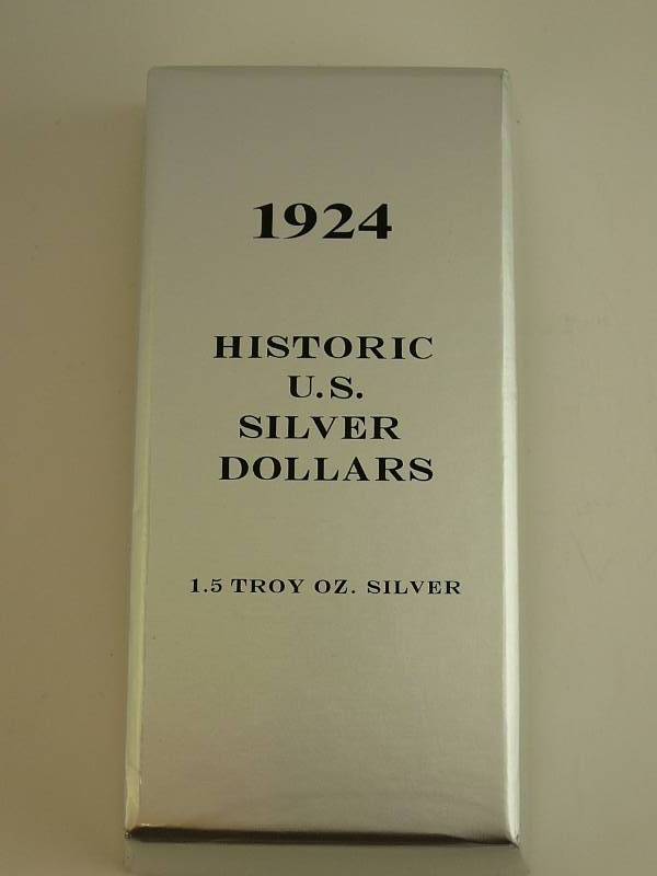 lot 71 image: 1924 Historic U.S. Silver Dollars