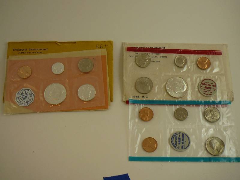 lot 81 image: 1964 & 1968 Proof Sets
