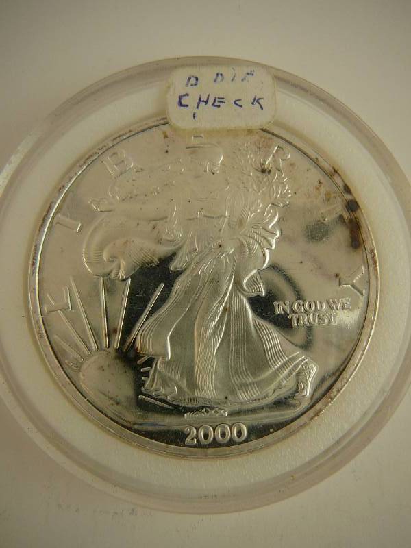 lot 99 image: .999 Fine Silver 1 troy Oz The Dawn of a New Millennium