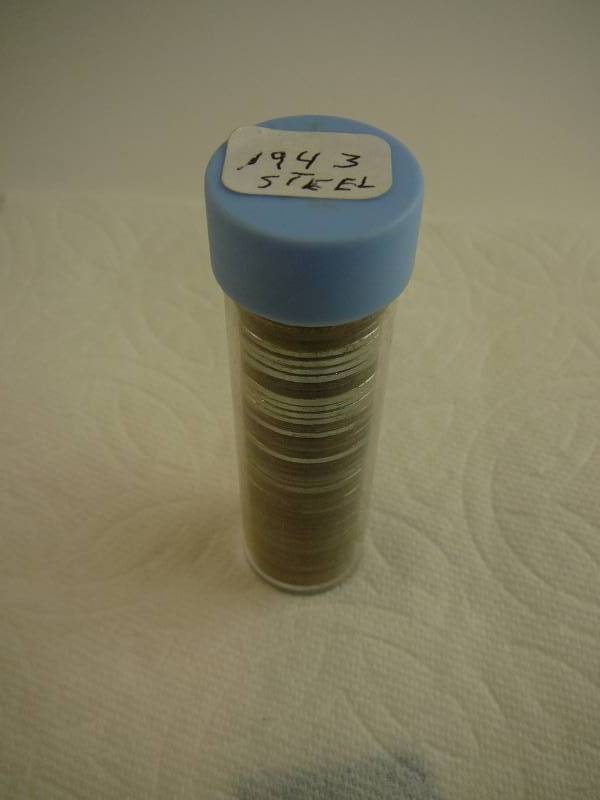 lot 105 image: 50- 1943 Steel Pennies