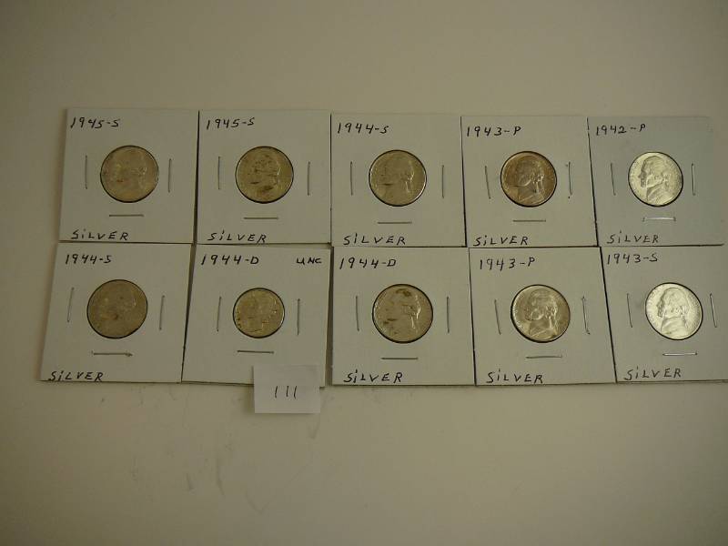 lot 111 image: 10 Nickles