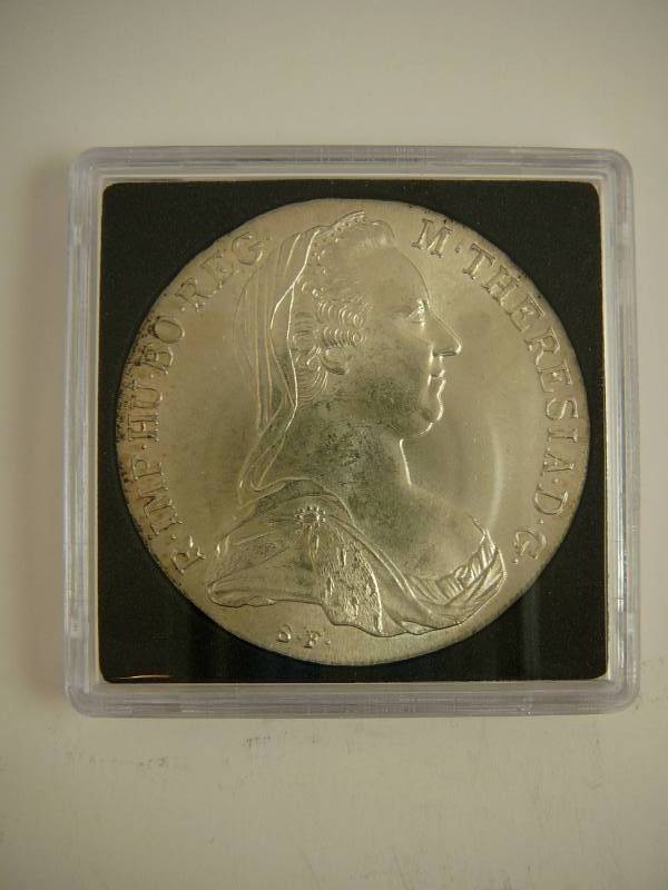 lot 113 image: 1780 .833 Silver XM Theresia DG Burg Co Tyr X Archid AVST Dux SF Mint