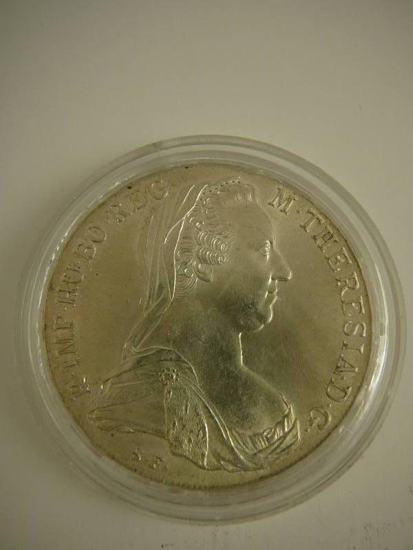 lot 115 image: 1780 .833 Silver XM Theresia DG Burg Co Tyr X Archid AVST Dux SF Mint