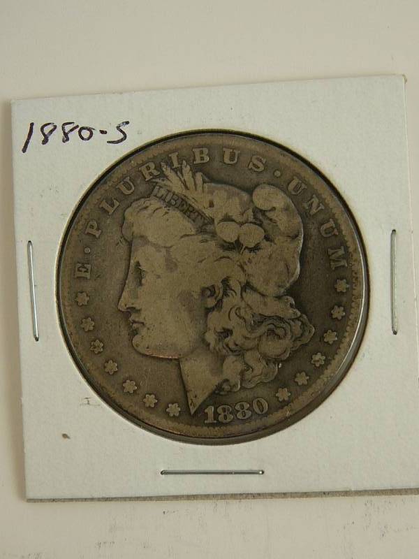 lot 121 image: 1880o Morgan Silver Dollar