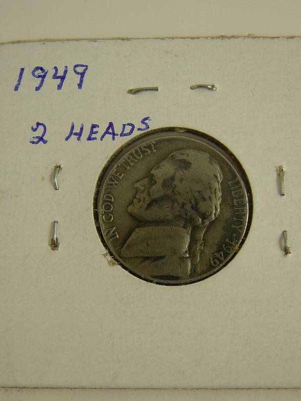 lot 123 image: 2 Headed Nickle 1950 & 1949