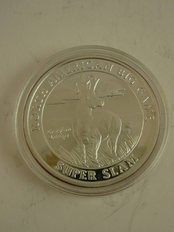 lot 144 image: .999 1 Troy Oz North American Hunting Club Super Slam