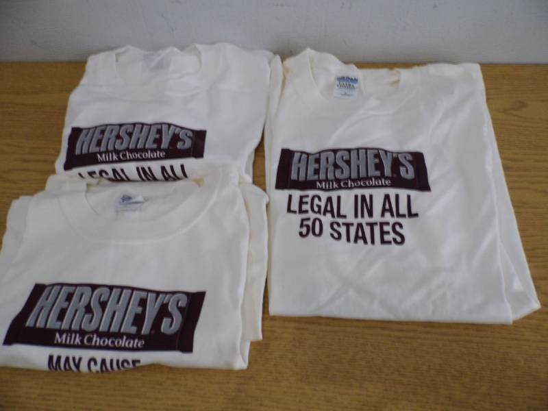 Lot of 3 Hersheys T-Shirts