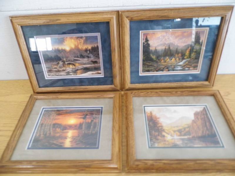Lot of 4 Frank D. Miller Prints