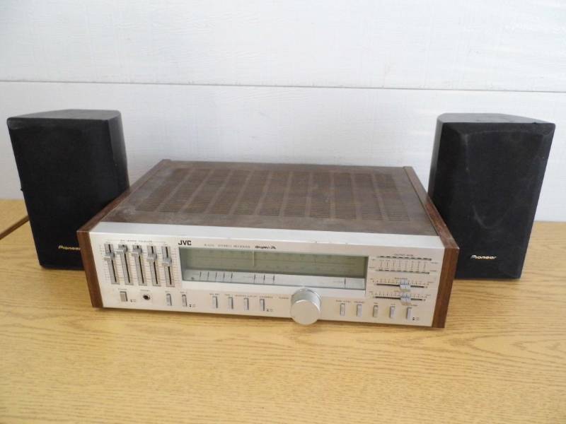 JVC Receiver - 2 Pioneer Speakers
