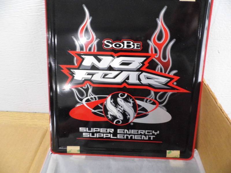 Lot of 7 Metal SoBe Signs