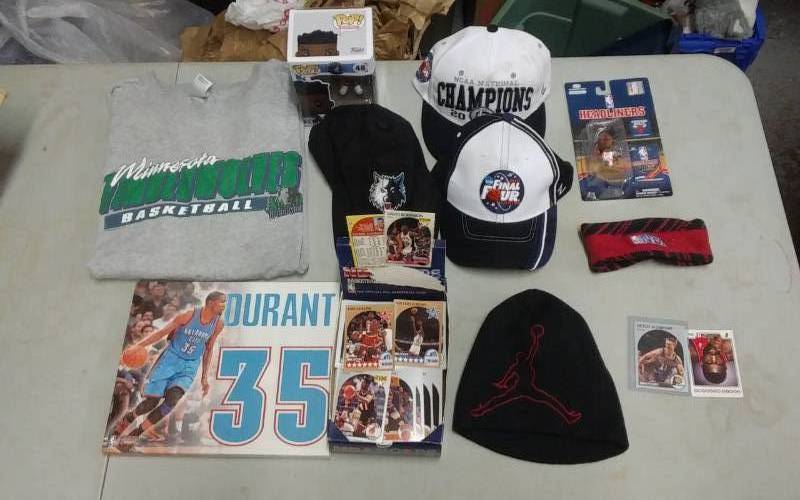 lot 15 image: Lot Of Basketball Collectibles