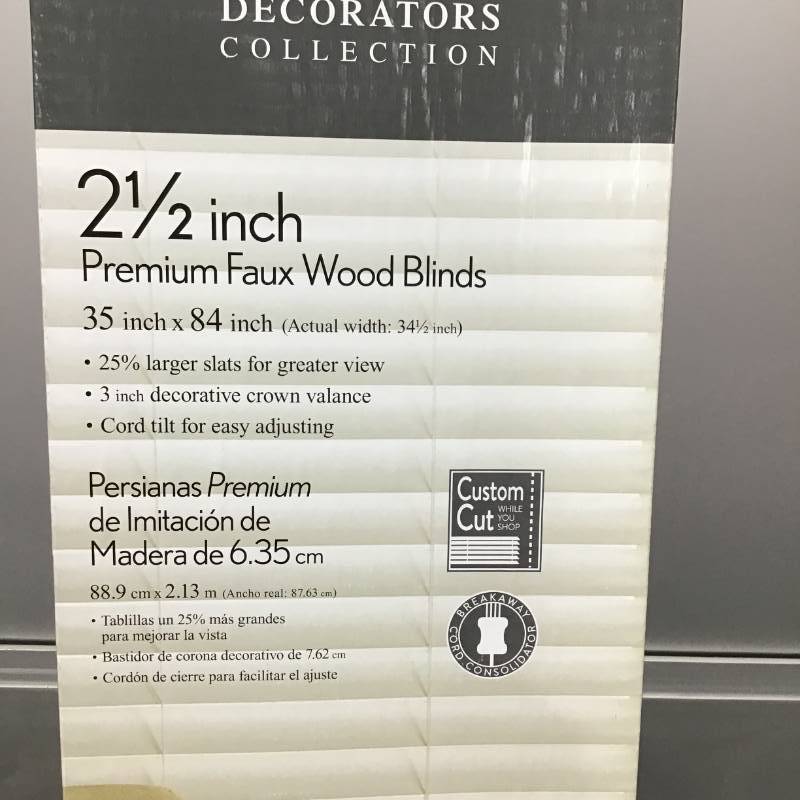 Home Decorators Collection Faux Wood Blinds / Amazon Com Home Decorators Collection White Cordless 2 In Faux Wood Blind 34 In W X 72 In L Actual Size 33 5 In W X 72 In L Home Kitchen - Choose from a great selection of faux wood window blinds from all the top brands, including our own quality.