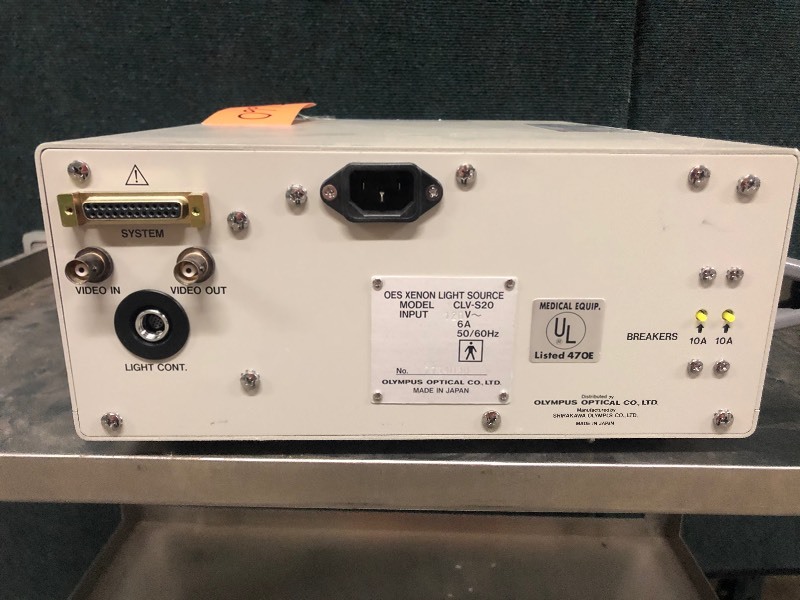 lot 4 image: MSRP  $1195 Olympus CLV-S20 OES Xenon Light Source - Great Working Condition