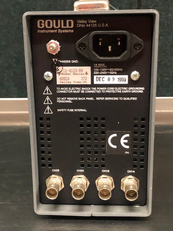 lot 8 image: Gould Instruments Model 11-4123-09 ACDC 2 Channel Transducer Signal Conditioner - Great Working Condition