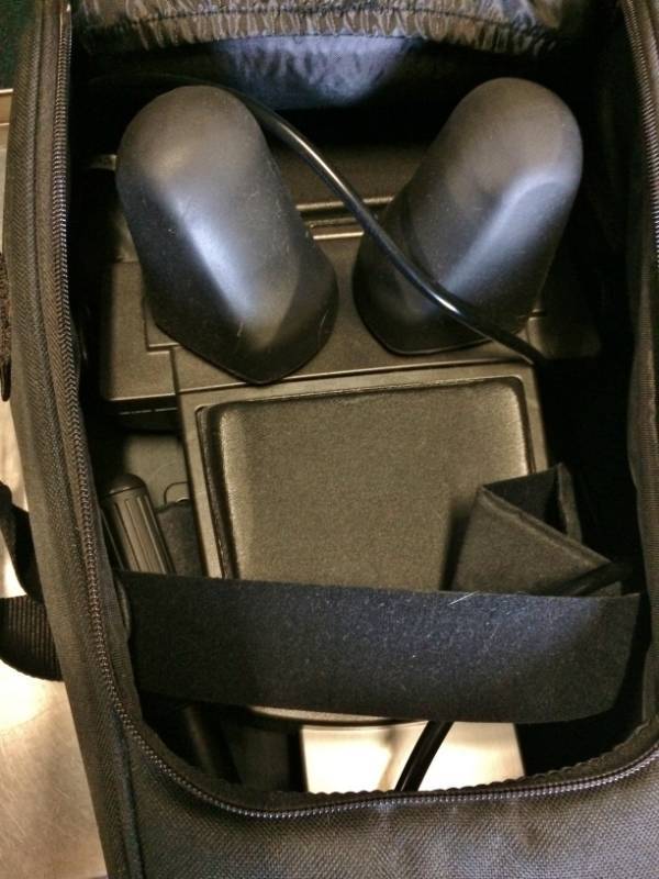 lot 24 image: Saunders Cervical Traction Device Neck Therapy Machine w Case & Manual - Excellent Working Condition