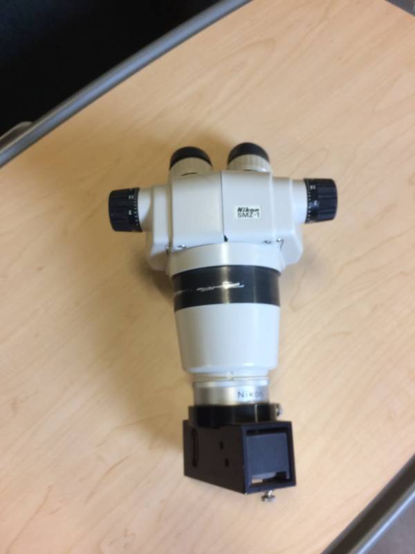 lot 44 image: Nikon Smz-1 ESD Stereoscopic Laboratory Industrial Microscope Head