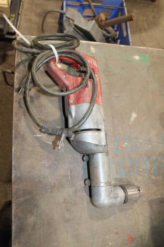 lot 133 image: Milwaukee Heavy Duty Right Angle Drill