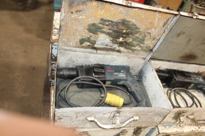 lot 150 image: Bosch Bulldog Hammer Drill with Case