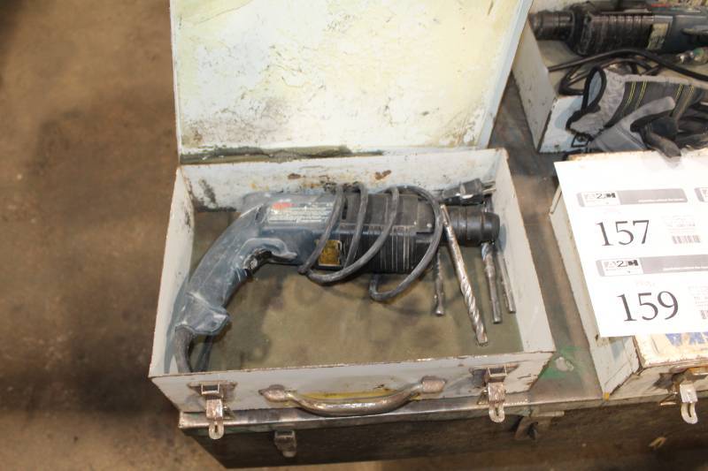 lot 159 image: Bosch Bulldog Hammer Drill with Case