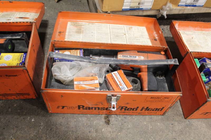 lot 84 image: Ramset D60 Fastener with Case, Accessories