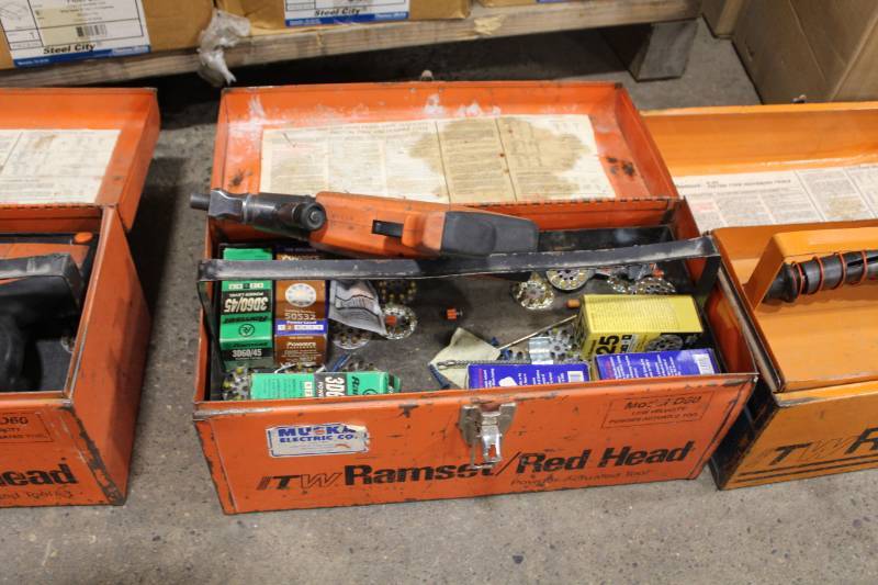 lot 85 image: Ramset D60 Fastener with Case, Accessories