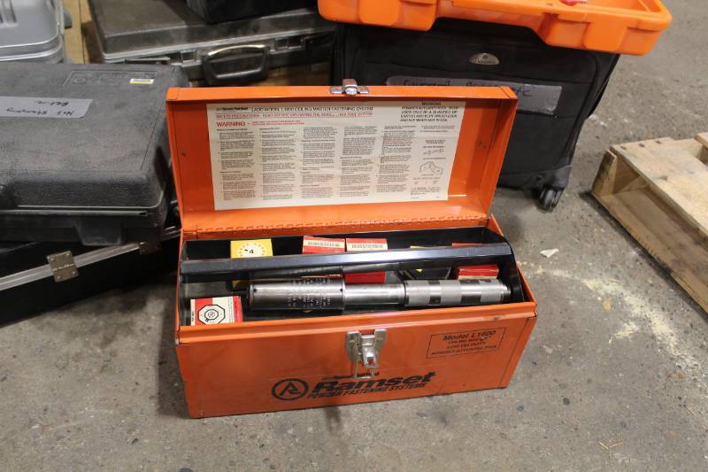 lot 89 image: Ramset L1600 Ceiling Master Fastener with Case, Accessories
