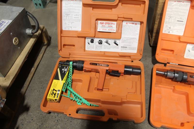 lot 91 image: Ramset Viper Fastener with Case, Accessories