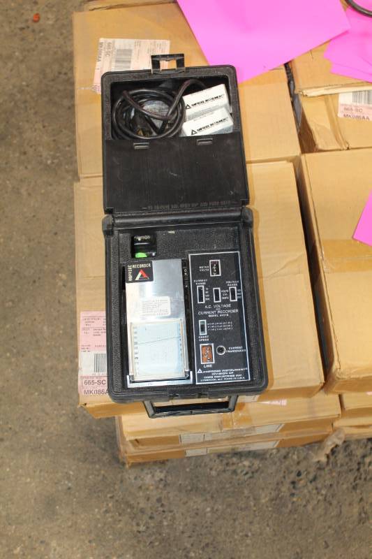lot 188 image: Amprobe Recorder Chart Current Recorder with Case